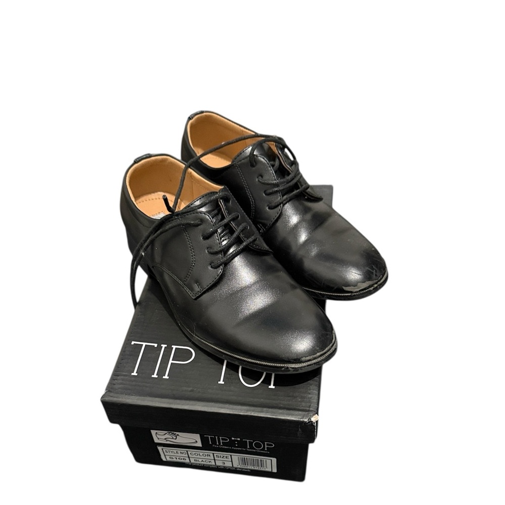 Tip Top Kids Black Dress Shoes